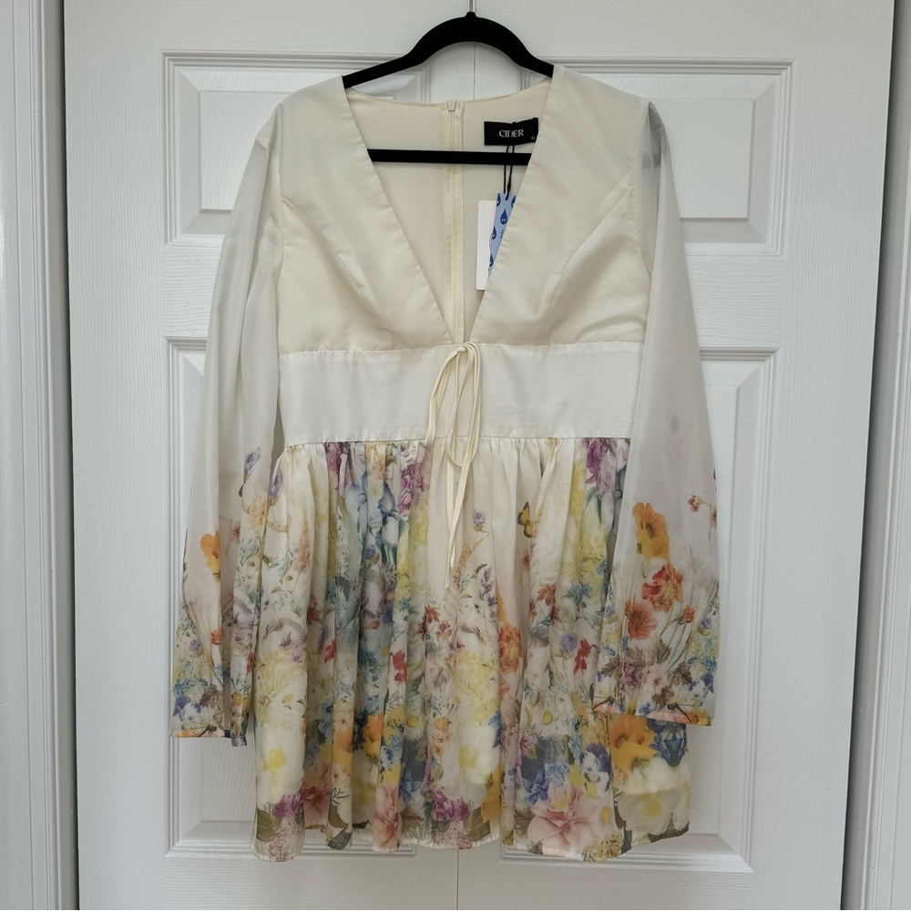 Floral Ruffle Mini Dress